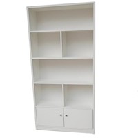 Librero Moderno Blanco 80cm